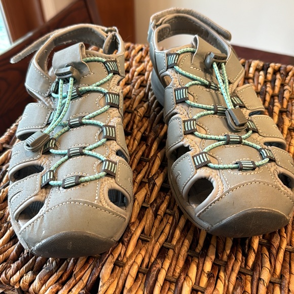 Khombo size 8m all weather sandal hiking water active all terrain gray t… - Picture 11 of 14